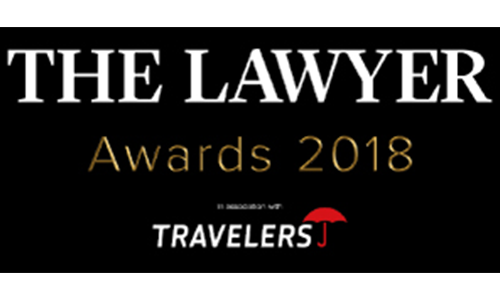 <p style="text-align: center;"><span><strong>The Lawyer Awards </strong><br /></span>Law Firm of the Year<br />Commended<br />2018</p>