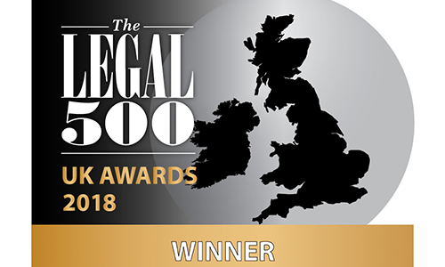 <p style="text-align: center;"><span><strong>Legal 500</strong><br />Offshore Firm of the Year<br /></span>Winner<br />2018</p>