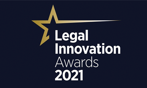 <p style="text-align: center;"><strong>Legal Innovation Awards</strong></p>
<p style="text-align: center;">Outstanding Marketing Innovation</p>
<p style="text-align: center;">Winner</p>
<p style="text-align: center;">2021</p>